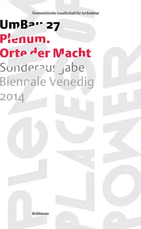 ÖGFA |  Plenum – Orte der Macht | Buch |  Sack Fachmedien