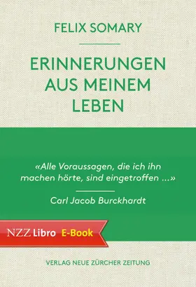 Somary / Straumann |  Erinnerungen aus meinem Leben | eBook | Sack Fachmedien