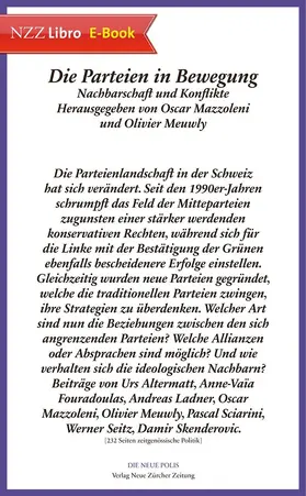 Mazzoleni / Meuwly |  Die Parteien in Bewegung | eBook | Sack Fachmedien