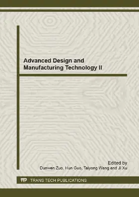 Zuo / Guo / Wang |  Advanced Design and Manufacturing Technology II | eBook | Sack Fachmedien