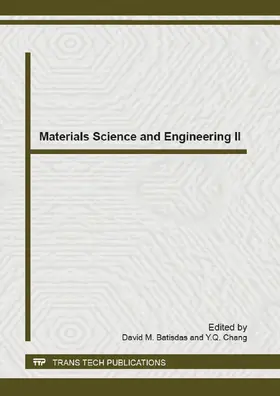 Batisdas / Chang |  Materials Science and Engineering II | eBook | Sack Fachmedien