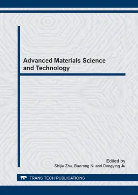 Zhu / Ni / Ju |  Advanced Materials Science and Technology (IFAMST-8) | eBook | Sack Fachmedien