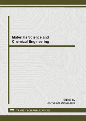 Yun / Zeng | Materials Science and Chemical Engineering | E-Book | www2.sack.de