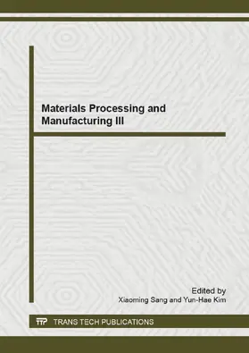 Sang / Kim | Materials Processing and Manufacturing III | E-Book | www2.sack.de