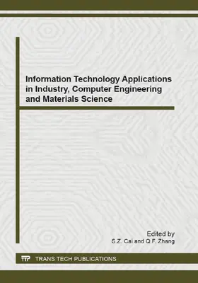Cai / Zhang |  Information Technology Applications in Industry, Computer Engineering and Materials Science | eBook | Sack Fachmedien