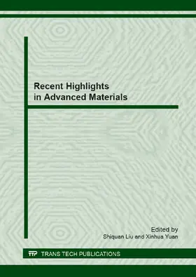 Liu / Yuan | Recent Highlights in Advanced Materials | E-Book | www2.sack.de