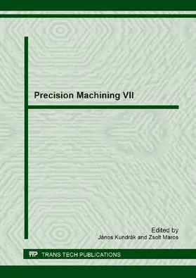 Kundrák / Maros | Precision Machining VII | E-Book | www2.sack.de