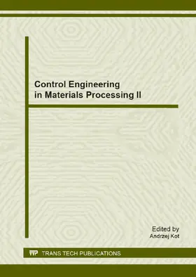 Kot | Control Engineering in Materials Processing II | E-Book | www2.sack.de