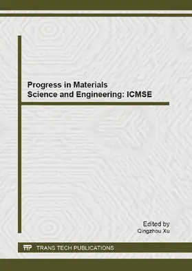 Xu | Progress in Materials Science and Engineering: ICMSE 2013 | E-Book | www2.sack.de