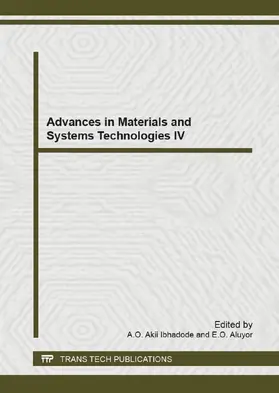 Ibhadode / Aluyor | Advances in Materials and Systems Technologies IV | E-Book | www2.sack.de