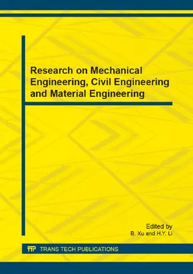 Xu / Li |  Research on Mechanical Engineering, Civil Engineering and Material Engineering | eBook | Sack Fachmedien