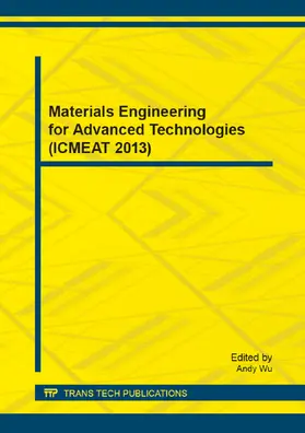 Wu |  Materials Engineering for Advanced Technologies (ICMEAT 2013) | eBook | Sack Fachmedien