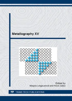 Longauerová / Zubko | Metallography XV | E-Book | www2.sack.de