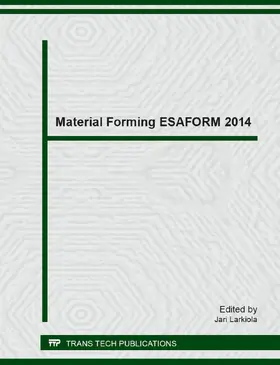Larkiola | Material Forming ESAFORM 2014 | E-Book | www2.sack.de