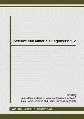 García-Serrano / Herrera-Gonzalez / Coreño-Alonso |  Science and Materials Engineering IV | eBook | Sack Fachmedien