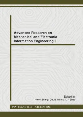 Zhang / Jin / Zhao |  Advanced Research on Mechanical and Electronic Information Engineering II | eBook | Sack Fachmedien
