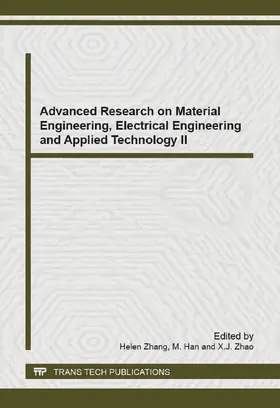 Zhang / Han / Zhao | Advanced Research on Material Engineering, Electrical Engineering and Applied Technology II | E-Book | www2.sack.de