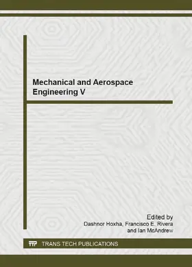 Hoxha / Rivera / McAndrew |  Mechanical and Aerospace Engineering V | eBook | Sack Fachmedien