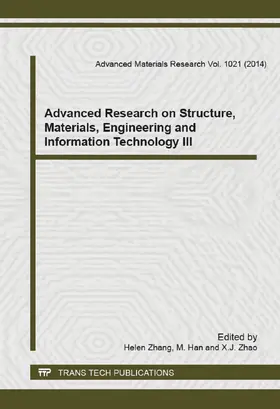 Zhang / Han / Zhao | Advanced Research on Structure, Materials, Engineering and Information Technology III | E-Book | www2.sack.de