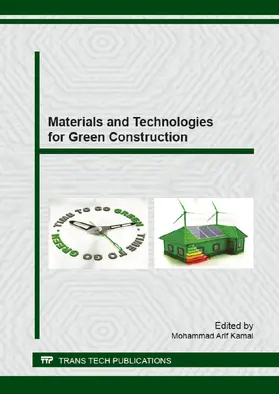 Kamal |  Materials and Technologies for Green Construction | eBook | Sack Fachmedien