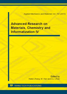 Zhang / Han / Zhao |  Advanced Research on Materials, Chemistry and Informatization IV | eBook | Sack Fachmedien