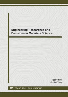 Yang | Engineering Researches and Decisions in Materials Science | E-Book | www2.sack.de