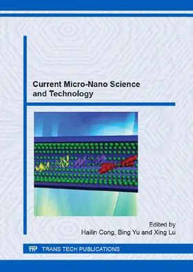 Cong / Yu / Lu |  Current Micro-Nano Science and Technology | eBook | Sack Fachmedien