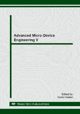 Hosaka |  Advanced Micro-Device Engineering V | eBook | Sack Fachmedien