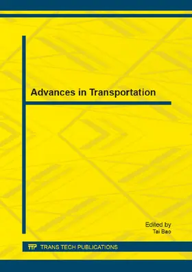Bao |  Advances in Transportation | Buch |  Sack Fachmedien