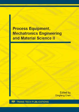 Chen |  Process Equipment, Mechatronics Engineering and Material Science II | Buch |  Sack Fachmedien