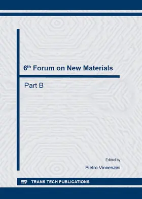 Vincenzini | 6th Forum on New Materials - Part B | Buch | 978-3-03835-307-2 | sack.de