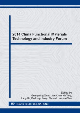 Zhao / Chen / Tang |  2014 China Functional Materials Technology and Industry Forum | Buch |  Sack Fachmedien