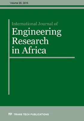 International Journal of Engineering Research in Africa Vol. 20 | Buch | 978-3-03835-886-2 | sack.de