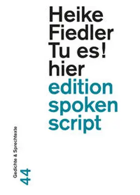 Fiedler |  Tu es! hier | Buch |  Sack Fachmedien
