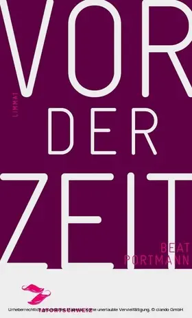 Portmann |  Vor der Zeit | eBook | Sack Fachmedien