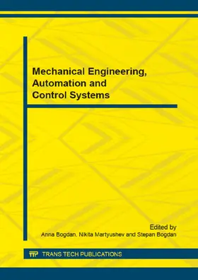 Bogdan / Martyushev |  Mechanical Engineering, Automation and Control Systems | Sonstiges |  Sack Fachmedien