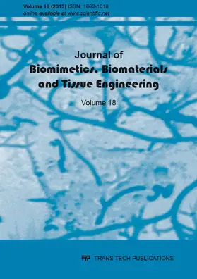  Journal of Biomimetics, Biomaterials & Tissue Engineering Vol. 18 | Sonstiges |  Sack Fachmedien