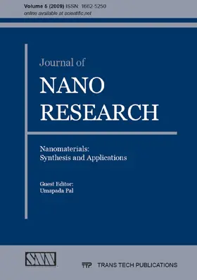 Pal |  Journal of Nano Research Vol. 5 | Sonstiges |  Sack Fachmedien