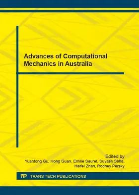 Gu / Guan / Sauret |  Advances of Computational Mechanics in Australia | Sonstiges |  Sack Fachmedien