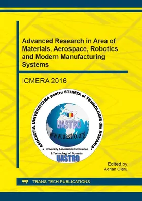 Olaru |  Advanced Research in Area of Materials, Aerospace, Robotics and Modern Manufacturing Systems | Sonstiges |  Sack Fachmedien