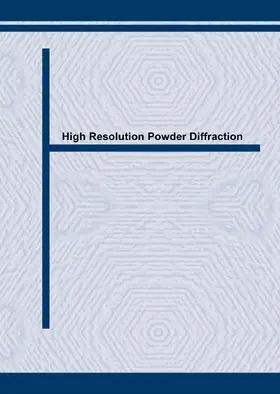 Catlow |  High Resolution Powder Diffraction | Sonstiges |  Sack Fachmedien