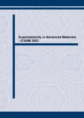 Todd | Superplasticity in Advanced Materials - ICSAM 2003 | Sonstiges | 978-3-03859-939-5 | www2.sack.de