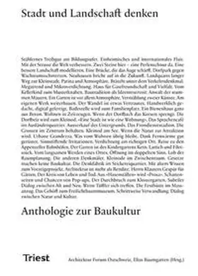Baumgarten / Architektur Forum Ostschweiz |  Stadt und Landschaft denken | Buch |  Sack Fachmedien