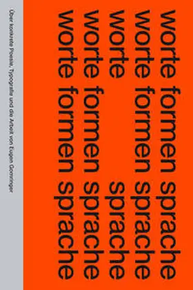Mager / ECAL Universität für Kunst und Design, Lausanne |  worte formen sprache | Buch |  Sack Fachmedien