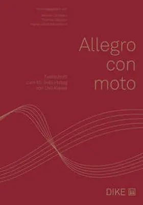 Lendfers / Gächter / Mosimann |  Allegro con moto | Buch |  Sack Fachmedien