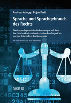 Abegg / Peric´ / Peric |  Sprache und Sprachgebrauch des Rechts | Buch |  Sack Fachmedien