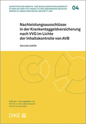 Giron |  Nachleistungsausschlüsse in der Krankentaggeldversicherung nach VVG im Lichte der Inhaltskontrolle von AVB | Buch |  Sack Fachmedien