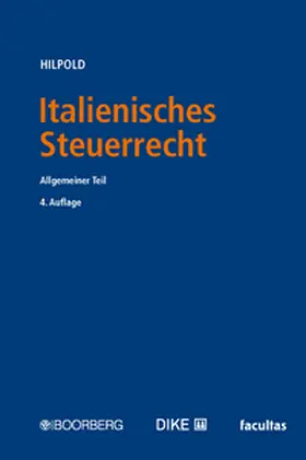 Hilpold |  Italienisches Steuerrecht | Buch |  Sack Fachmedien