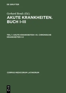  Akute Krankheiten I-III. Chronische Krankheiten I-II | Buch |  Sack Fachmedien