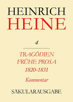 Richter |  Tragödien. Frühe Prosa 1820-1831. Kommentar | Buch |  Sack Fachmedien